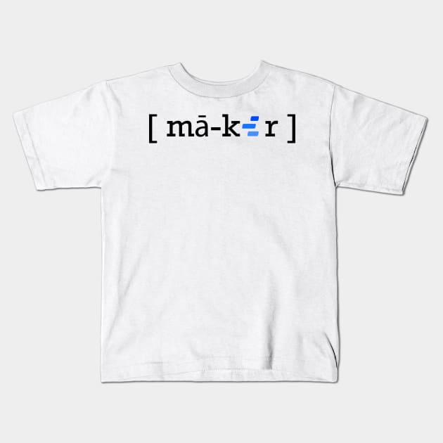 nash maker Kids T-Shirt by CryptoDeity